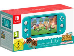 SWITCH LITE CONSOLE ANIMAL CROSSING YELLOW